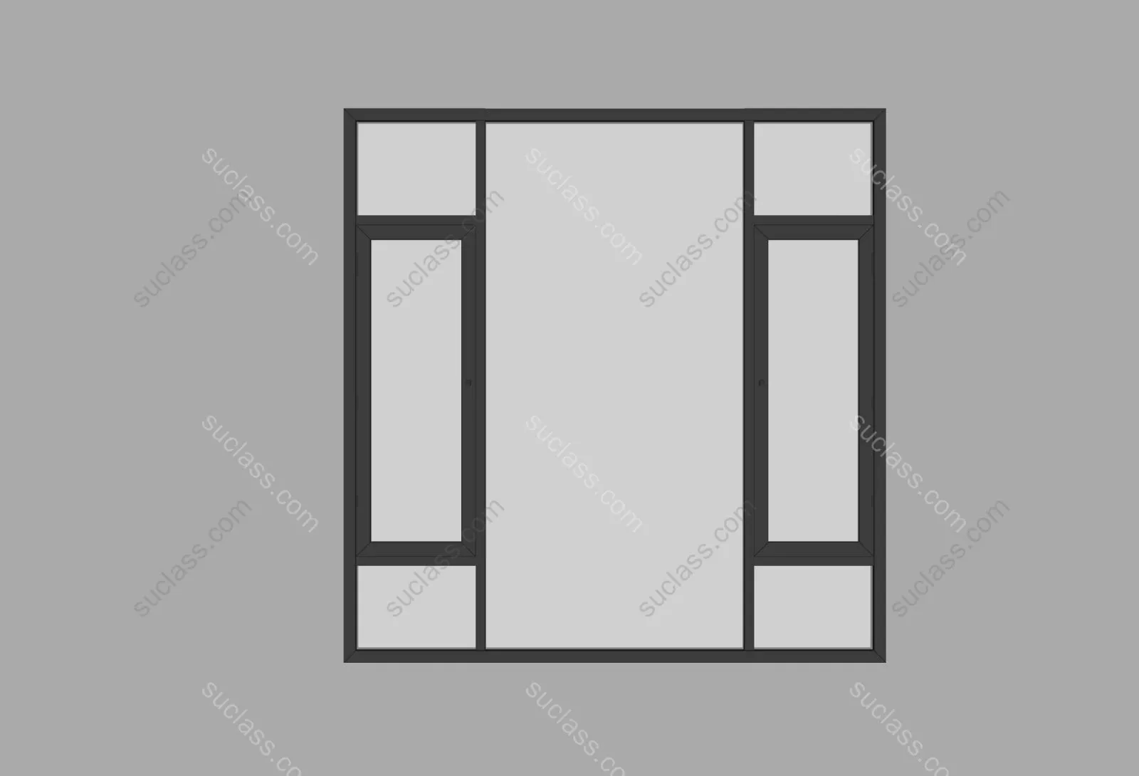建筑外窗 ID:146725 八宝模型库 - PB3智能构件下载